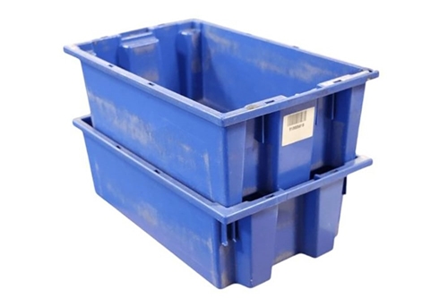  Used Stackable / Nestable Plastic Bins